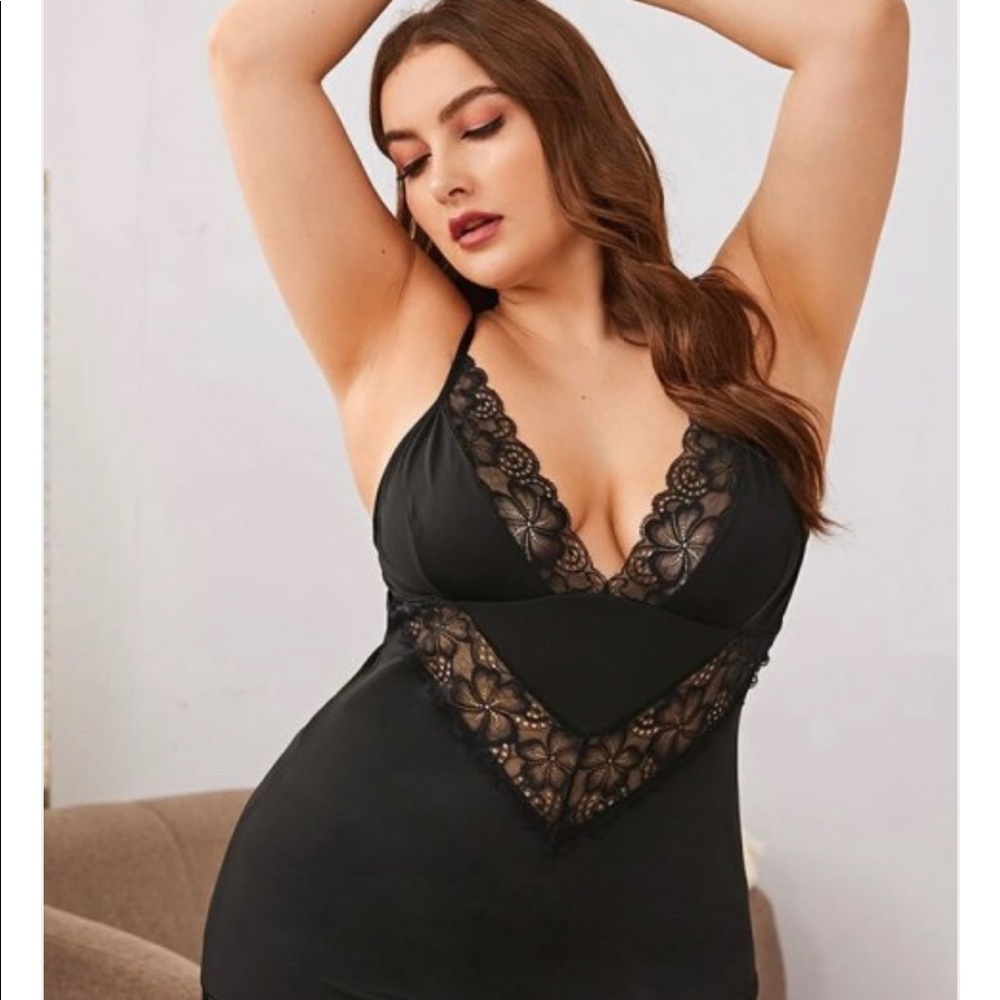 Gown & thong